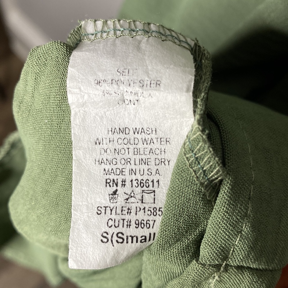 Pink Lily Connect To Your Heart Dress in Olive - Picture 4 of 6
